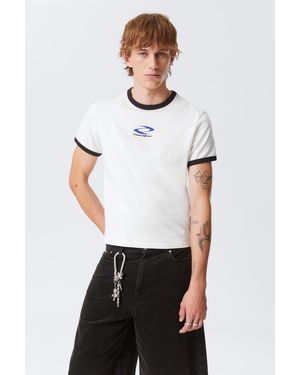 Weekday Graphic T-Shirt - Grau