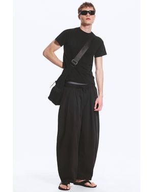 Weekday Barrel Pull-On Trousers - Black
