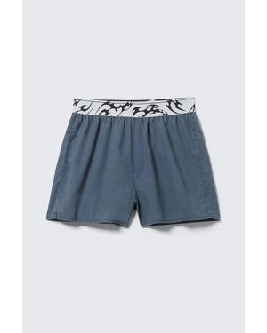 Weekday Boxer Pyjama Shorts - Blue