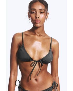 Weekday Triangel-Bikinioberteil - Weiß