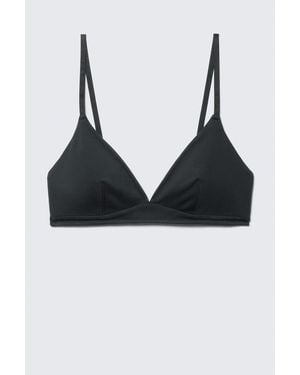Weekday Soft Padded Triangle Bra - Black