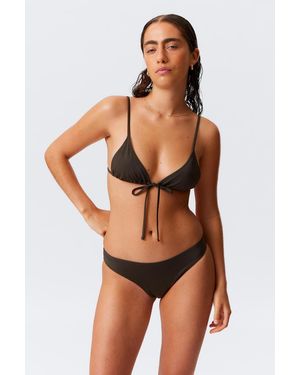 Weekday Scoop Bikini Bottoms - Black