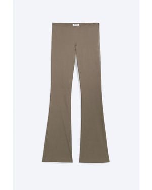 Monki Low Rise Bootcut Trouser - Multicolour