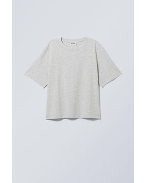 Weekday Perfect Boxy T-Shirt - White