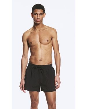 Weekday Tan Structure Swim Shorts - Black