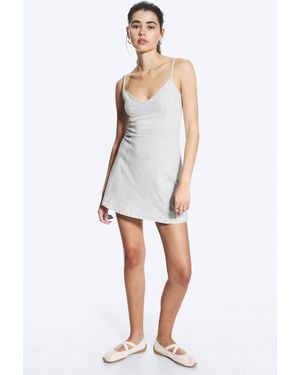 Monki Mini Strap Dress - White
