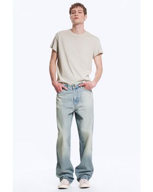 Weekday Galaxy Mid Rise Loose Straight Jeans - Multicolour