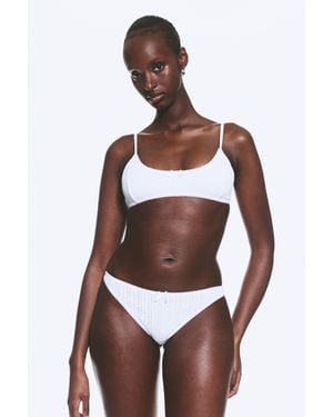 Weekday 2-Pack Pointelle Thongs - White