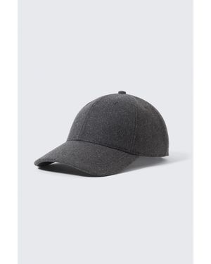 Weekday Wool-Blend Baseball Cap - Grey