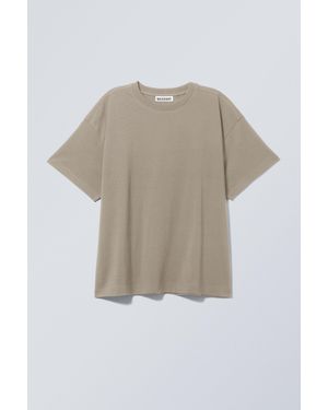 Weekday Relaxed Boxy Cotton T-Shirt - Multicolour