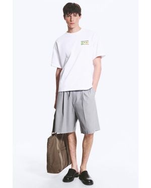 Weekday Boxy Printed Graphic T-Shirt - White
