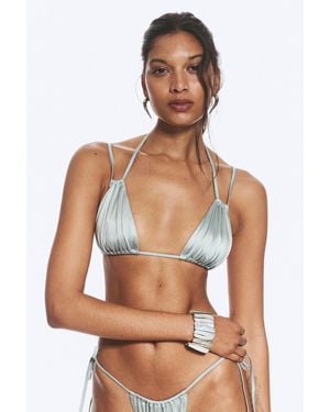 Weekday Triangle Bikini Top - White