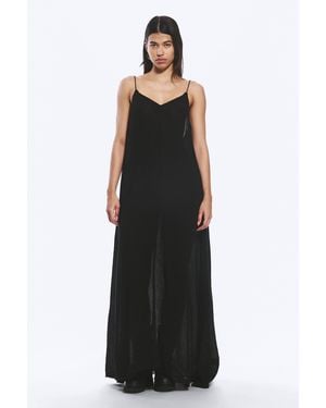 Weekday Flowy Maxi Dress - Black