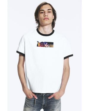 Weekday Gorillaz Ringer Tee - White