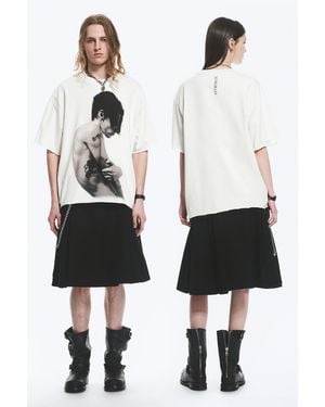 Weekday Yungblud Printed Oversized Tee - White
