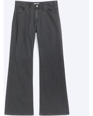 Weekday Loose Fit Structured Trousers - Grey