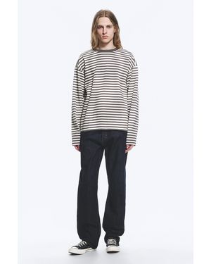 Weekday Loose Boxy Long-Sleeved T-Shirt - White