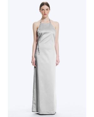 Weekday A-Line Strap Dress - White