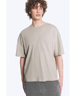 Weekday Oversized T-Shirt Im Kastigen Fit - Grau