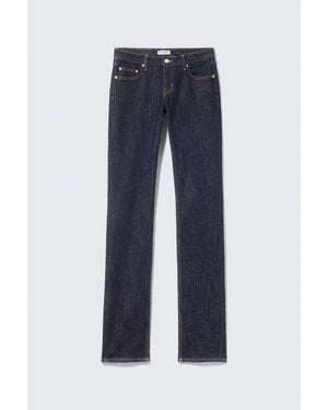 Weekday Low Rise Slim Jeans - Blue