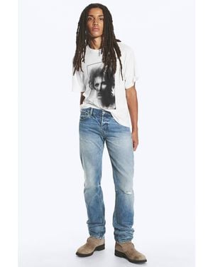 Weekday Comet Low Rise Slim Fit Straight Jeans - Blue