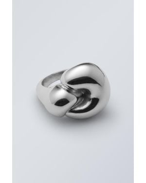 Weekday Markanter Ring - Grau