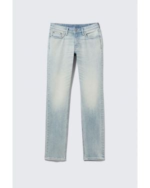 Weekday Neptune Low Rise Slim Straight Jeans - Blue