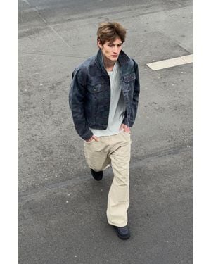 Weekday Gia F Relaxed Cotton Trucker Jacket - Grey