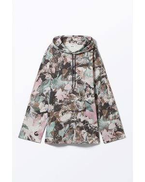 Weekday Oversized Hoodie Mini Dress - Multicolour
