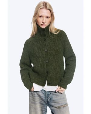 Weekday Buttoned Cardigan - Green