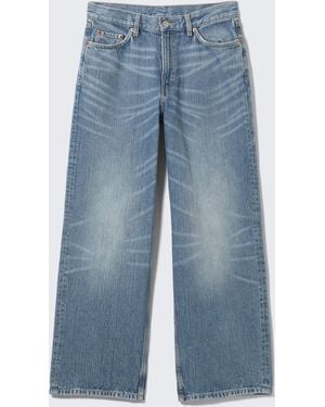 Weekday Dynasty Low Rise Loose Wide Jeans - Blue