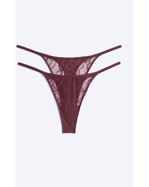 Weekday 2-Pack Tanga Thong - Purple