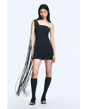 Weekday Cut-Out Strappy Mini Dress - Blue