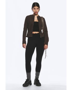 Weekday High Waisted Sports Tights - Black