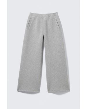 Weekday Relaxed Barrel Leg Scuba Joggers - Grey