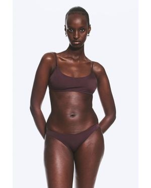 Weekday Brazilian Mini Bikini Bottom - Brown