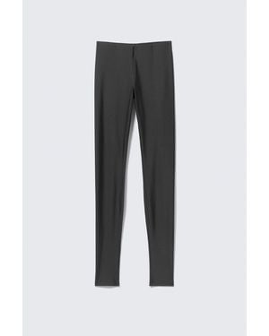 Weekday Low Rise Stirrup Leggings - Blue