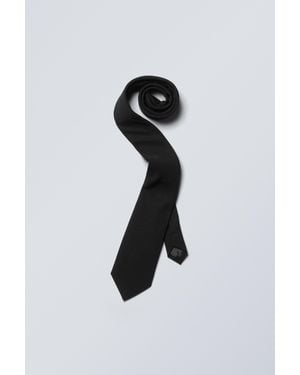 Weekday Slim Tie - Black
