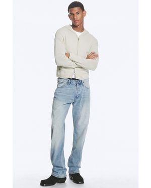 Weekday Meteor Low Rise Relaxed Straight Jeans - Blue