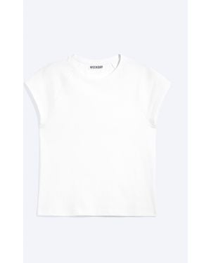 Weekday Short-Sleeved Raglan T-Shirt - White