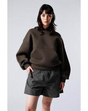 Weekday Scuba-Hoodie Mit Oversize-Passform - Schwarz