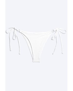 Weekday Bikinihöschen Mit Bindebändern - Blau