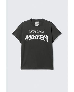 Weekday Lady Gaga Short-Sleeved T-Shirt - Black