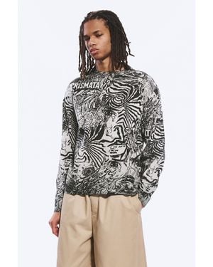 Weekday Great Boxy Graphic Long Sleeve T-Shirt - Multicolour