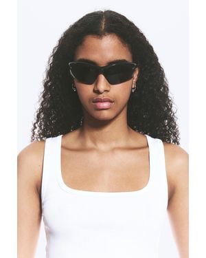 Weekday Sportliche, Markante Sonnenbrille - Schwarz