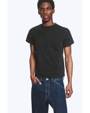 Weekday Shrunken Short-Sleeved Cotton T-Shirt - Black