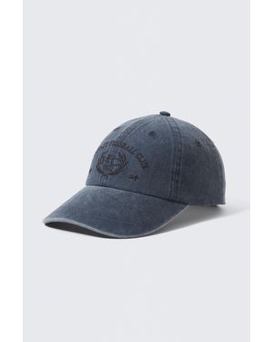 Weekday Cap Mit Stickerei - Blau