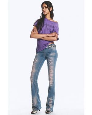 Cheap Monday Booty Bei Low Rise Skinny Bootcut Jeans - Blue