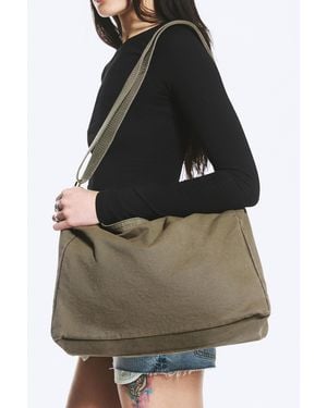 Weekday Canvas Shoulder Bag - Grey