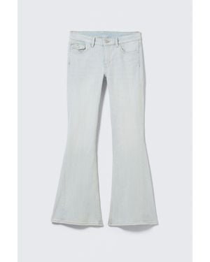 Monki Cheri Low Waist Flared Jeans - Blue